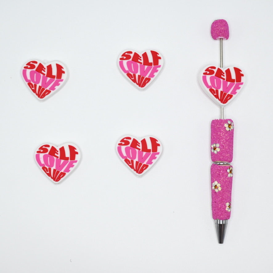 Self Love Club Silicone Focal Beads For Pen