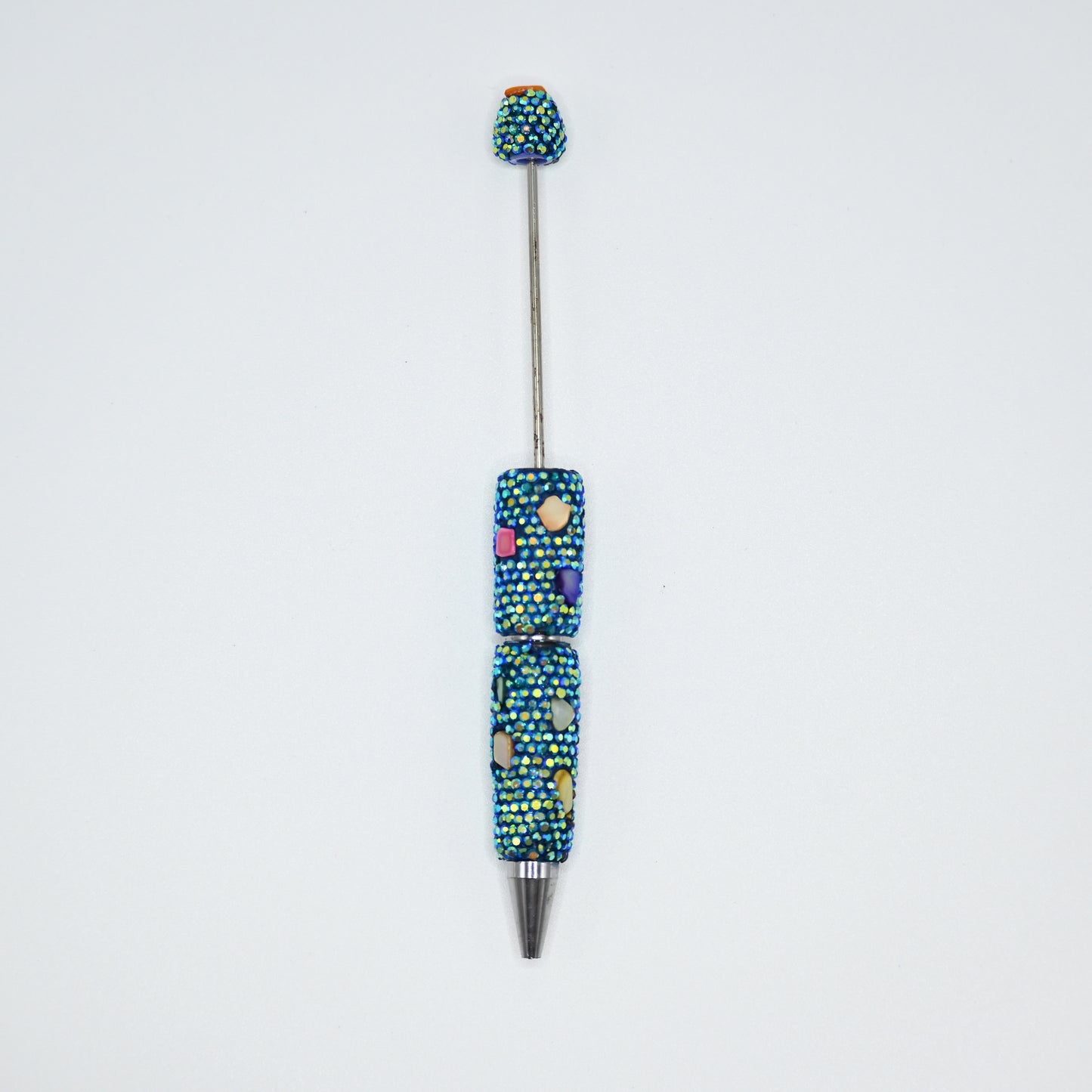 Blue Color Full Rhinestones Pen for Beads with Colorful Stones