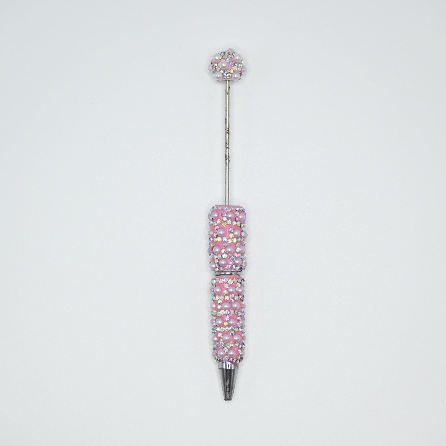 Pink Color Full Pearl Fancy Pen for Beads Cute Journalling Pens