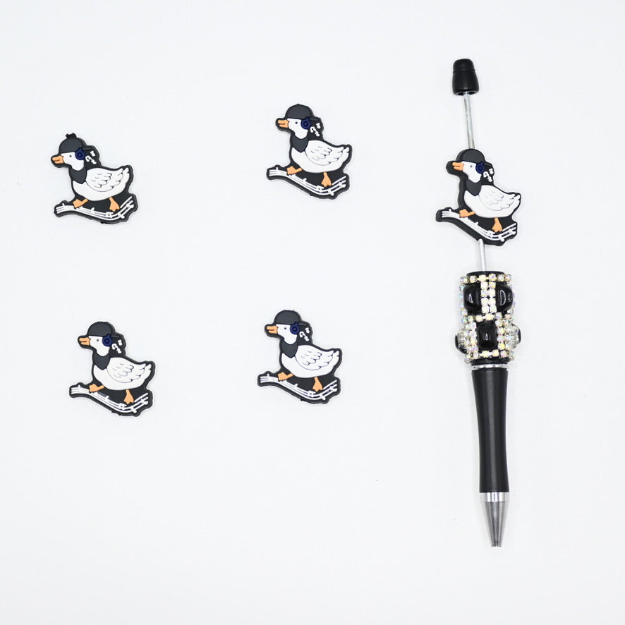 Dancing Goose Silicone Focal Beads For Pen