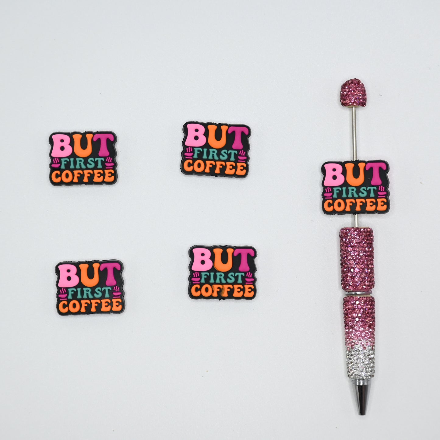 But First Coffee Silicone Focal Beads For Pen