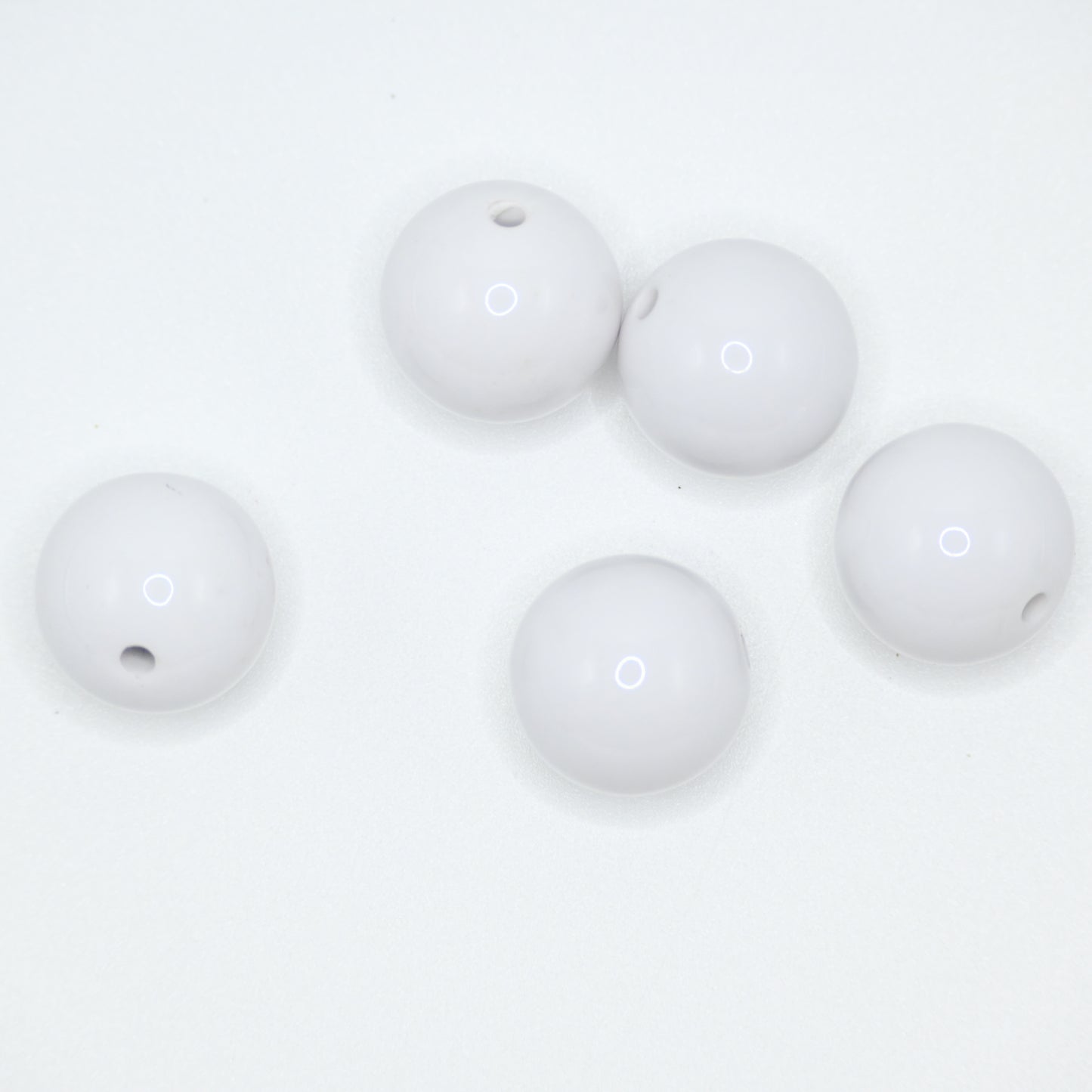 20mm White Color Round Beads Pearl Beads for Bracelets