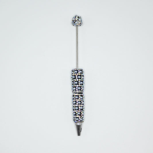 Black Color Full Pearl Fancy Pen for Beads Cute Journalling Pens