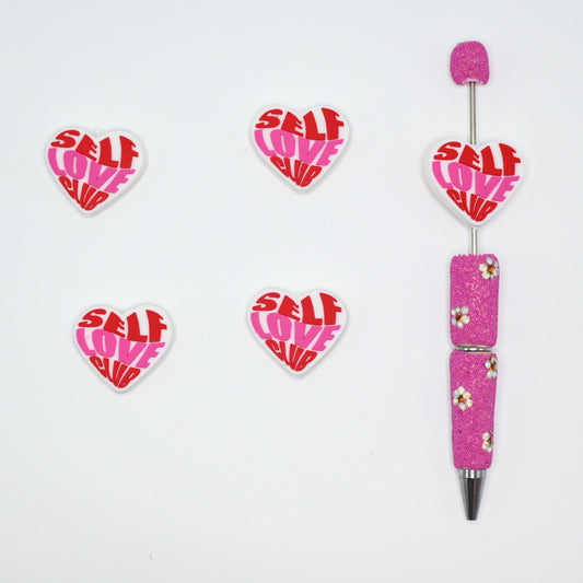 Self Love Club Silicone Focal Beads For Pen