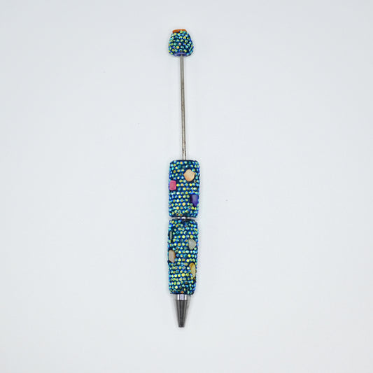 Blue Color Full Rhinestones Pen for Beads with Colorful Stones