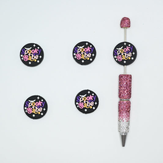 Spooky Babe Silicone Focal Beads For Pen