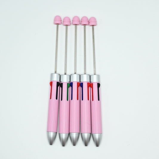 5 PCS Four Color Pen for Beads Pink Body Pen