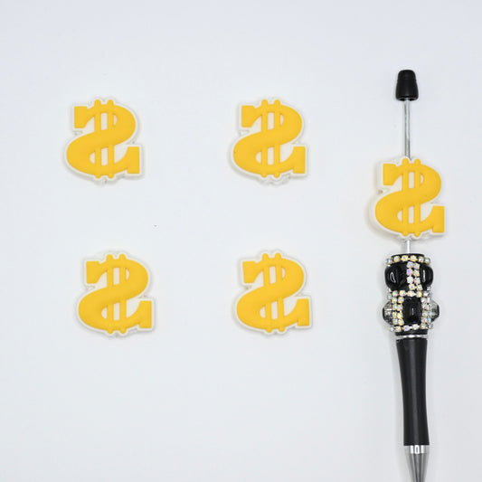 Big DOLLAR Silicone Focal Beads For Pen