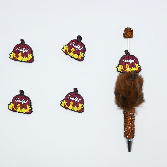 Thankful Silicone Focal Beads For Pen