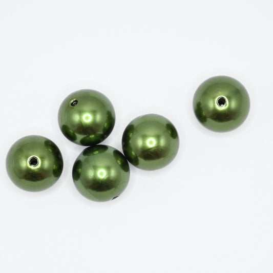 20mm Green Color Round Beads Bling Beads Shining Beads