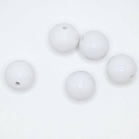 20mm White Color Round Beads Pearl Beads for Bracelets