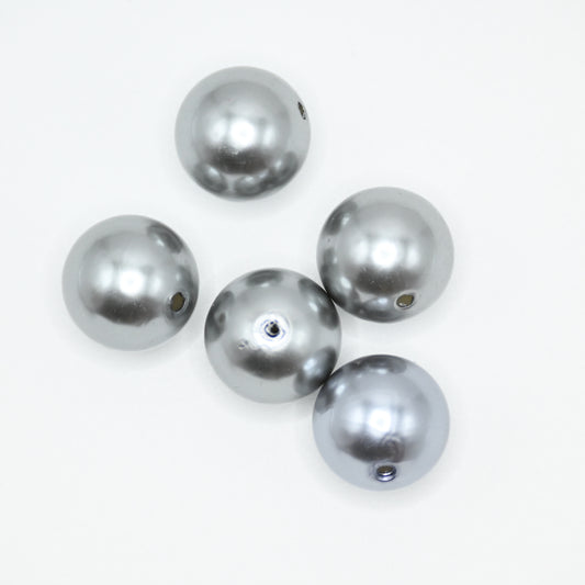 20mm Silver Color Beads for Jewelry Making