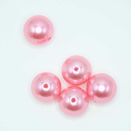 20mm Pink Round Beads Bling Beads for Jewelry Making
