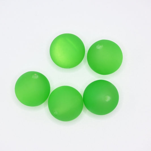 20mm Green Transparent Beads Jewelry Making Supplies